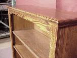 Used Small Oak Vintage-Style Bookcase - ITEM #:245001 - Thumbnail image 3 of 3