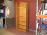 Bookcase with medium oak laminate finish - ITEM #:245019 - Thumbnail image 2 of 2