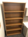 Bookcases with oak finish - solid back - very well built - ITEM #:245043 - Img 1 of 2