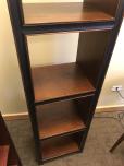 Wood bookcase with dark veneer finish - 4 shelves - ITEM #:245047 - Thumbnail image 2 of 2