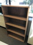 Bookcase with veneer oak finish - 57H - ITEM #:245050 - Img 2 of 2