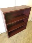 3-shelf bookcase with mahogany laminate finish - ITEM #:245071 - Thumbnail image 2 of 2