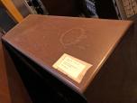 Bookcase with 3 adjustable shelves - mahogany veneer finish - ITEM #:245080 - Img 4 of 4
