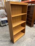 Used Bookcase With Walnut Veneer Finish - ITEM #:245083 - Img 2 of 2