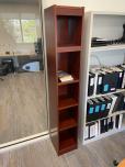 Used Bookcase - Dark Cherry Wood - 6 Shelves - ITEM #:245088 - Img 1 of 1
