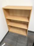 Used Bookcase With Maple Veneer Finish - 3 shelves - ITEM #:245089 - Img 1 of 2