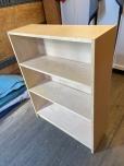 Used Bookcase - Maple Veneer Finish - Three Shelves - ITEM #:245106 - Img 1 of 2