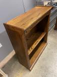 Vintage Bookcase - Oak Veneer Finish - Two Shelf - ITEM #:245107 - Img 2 of 4