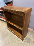 Vintage Bookcase - Oak Veneer Finish - Two Shelf - ITEM #:245107 - Img 3 of 4