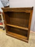 Vintage Bookcase - Oak Veneer Finish - Two Shelf - ITEM #:245107 - Img 4 of 4