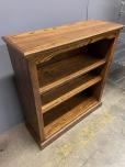 Vintage Bookcase - Oak Veneer Finish - Three Shelf - ITEM #:245108 - Img 2 of 4
