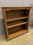 Vintage Bookcase - Oak Veneer Finish - Three Shelf - ITEM #:245108 - Img 4 of 4
