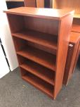 Used Bookcase - Three Adjustable Shelves - Cherry - ITEM #:245116 - Img 1 of 2