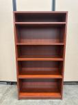 Used Bookcase - Cherry Laminate - Reeded Edge - ITEM #:245118 - Img 3 of 3