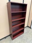 Used Bookcase With Mahogany Laminate - ITEM #:245122 - Img 1 of 2