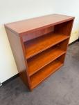 Cherry Laminate 3-Shelf Bookcase - ITEM #:245128 - Img 1 of 2
