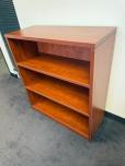 Cherry Laminate 3-Shelf Bookcase - ITEM #:245128 - Img 2 of 2