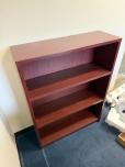 Mahogany Laminate 3-Shelf Bookcase - ITEM #:245129 - Img 1 of 3