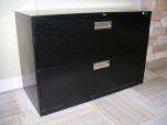 Used Hon 2 Drawer Lateral File Black - 42W 