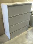 4-drawer lateral file with grey finish - ITEM #:255013 - Thumbnail image 2 of 2