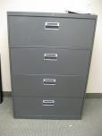 4-drawer lateral file cabinet with grey finish - ITEM #:255029 - Thumbnail image 1 of 1