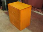 Small lateral file cabinet with light finish - ITEM #:255045 - Thumbnail image 2 of 4