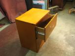 Small lateral file cabinet with light finish - ITEM #:255045 - Img 3 of 4