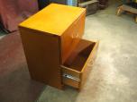 Small lateral file cabinet with light finish - ITEM #:255045 - Img 4 of 4