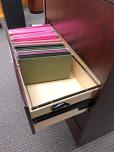 4-drawer lateral file cabinet with mahogany veneer finish - ITEM #:255107 - Thumbnail image 3 of 3
