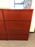 4-drawer lateral file cabinet - cherry veneer - lockable - ITEM #:255118 - Img 2 of 6