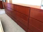4-drawer lateral file cabinet - cherry veneer - lockable - ITEM #:255118 - Thumbnail image 3 of 6