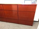 4-drawer lateral file cabinet - cherry veneer - lockable - ITEM #:255118 - Img 5 of 6