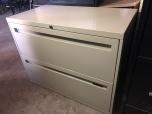 Hon 2-drawer lateral file cabinet with putty finish - ITEM #:255130 - Thumbnail image 2 of 2