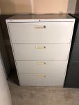 Hon 4-Drawer Lateral File Cabinet With Grey Finish - ITEM #:255132 - Img 2 of 2