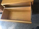 2-drawer lateral file cabinet - oak finish - ITEM #:255138 - Thumbnail image 3 of 3