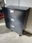 Used 3-drawer Hon Lateral File Cabinet with Black Finish - ITEM #:255157 - Img 2 of 2