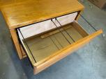 Used 2-Drawer Lateral File Cabinet with Oak Veneer Finish - ITEM #:255166 - Thumbnail image 5 of 5