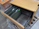 Used 2-Drawer Lateral File Cabinet - Light Oak - ITEM #:255168 - Img 4 of 4