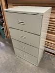 Used Hon 4-Drawer Lateral File Cabinet - Putty Finish - ITEM #:255169 - Img 6 of 7