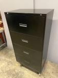 Used Hon 4-Drawer Lateral File Cabinet With Black Finish - ITEM #:255171 - Thumbnail image 1 of 3