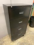 Used Hon 4-Drawer Lateral File Cabinet With Black Finish - ITEM #:255171 - Thumbnail image 2 of 3