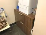 Used 2-Drawer Lateral File Cabinet - Walnut Laminate - ITEM #:255180 - Img 4 of 4
