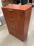 Used 4-Drawer Lateral File - Cherry Laminate - ITEM #:255181 - Img 1 of 2