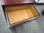 Used 2-Drawer Lateral File Cabinet - Mahogany Finish - ITEM #:255183 - Img 3 of 3