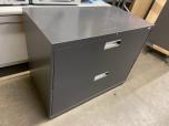Used 2-Drawer Lateral File - Grey Finish - ITEM #:255184 - Img 2 of 5