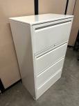 Used Haworth 4-Drawer Lateral File Cabinet - Putty - ITEM #:255185 - Img 2 of 4