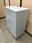 Used Allsteel 3-Drawer Lateral File Cabinet - Grey - ITEM #:255192 - Img 3 of 4