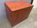 2-Drawer Lateral File Cabinet - Cherry Laminate - ITEM #:255194 - Img 2 of 3