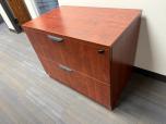2-Drawer Lateral File Cabinet, Cherry Laminate, 36"W - ITEM #:255195 - Img 1 of 11