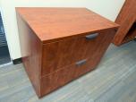 2-Drawer Lateral File Cabinet, Cherry Laminate, 36"W - ITEM #:255195 - Img 2 of 11